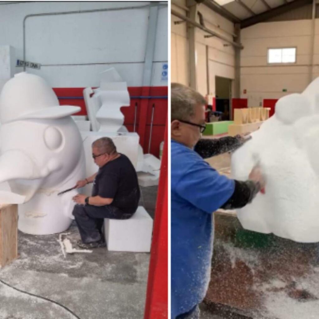 Figuras impresión 3d poliespan